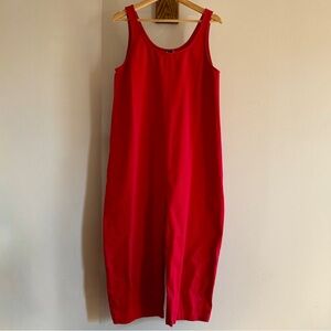 Ilana Kohn Sleeveless Jumpsuit / Romper • Red • Size M